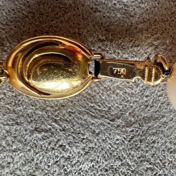 Designer Tiffany & Co. IRIDESSE Large Multi/ White Pink 18K Yellow Gold Bracelet - Picture 5 of 13